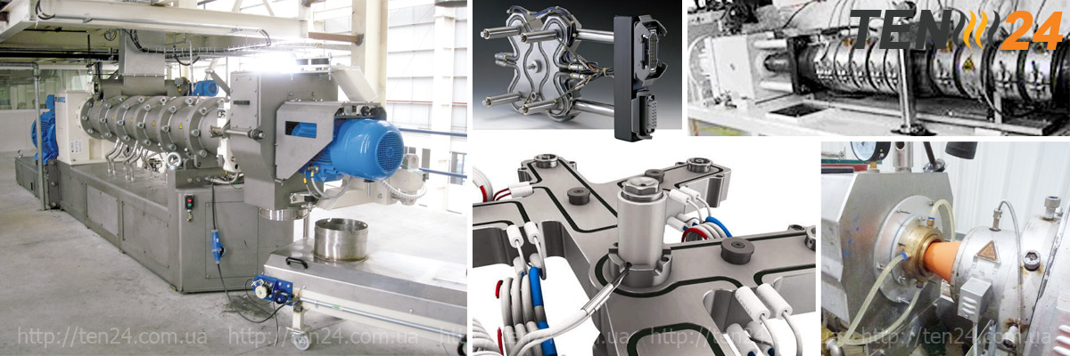 Нагрівачі для формування пластику та екструдерів