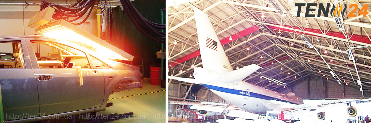 Области применения инфракрасных нагревательных элементов от ТЭН 24