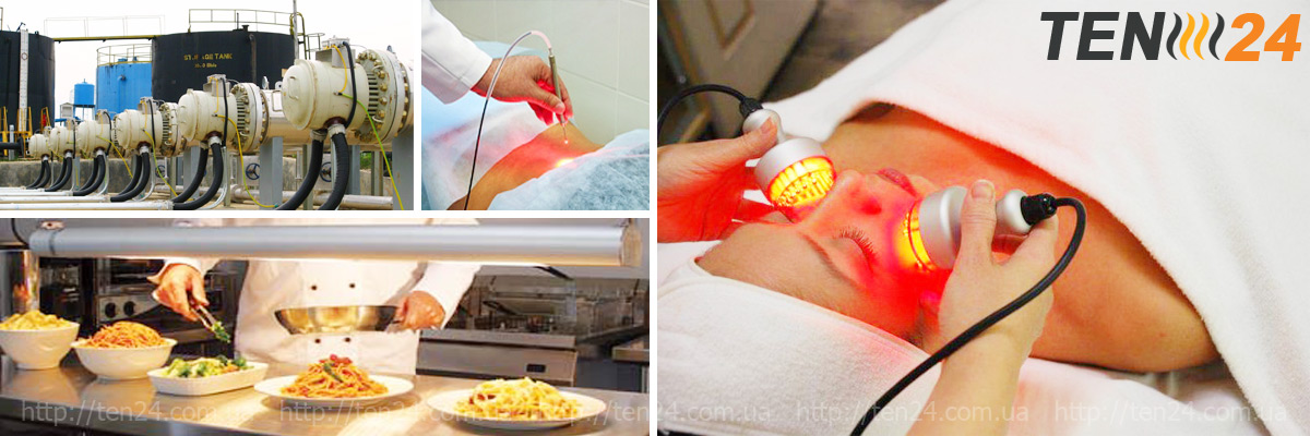 Области применения инфракрасных нагревательных элементов от ТЭН 24