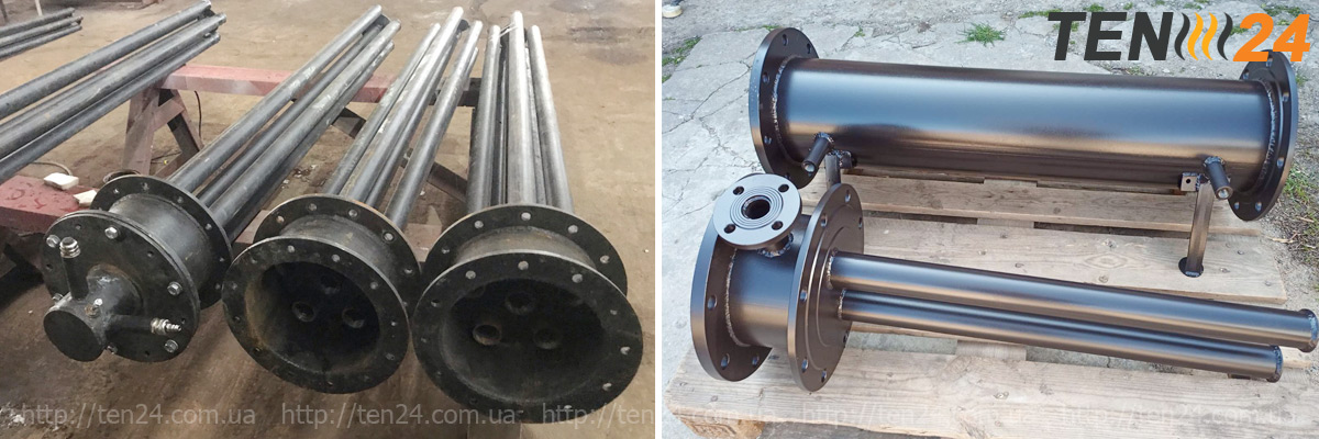 Нагрівачі з невеликою щільністю потужності для підігріву бітуму