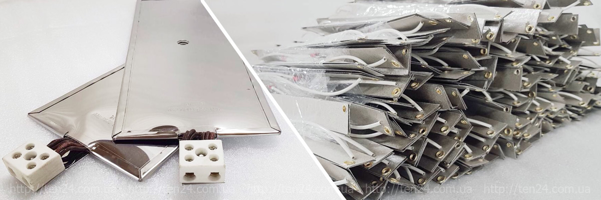 Порівняння параметрів різних типів плоских нагрівачів від ТЕН24 