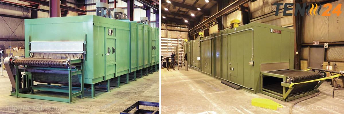 Конвеєрні печі для паперово-целюлозного пакування