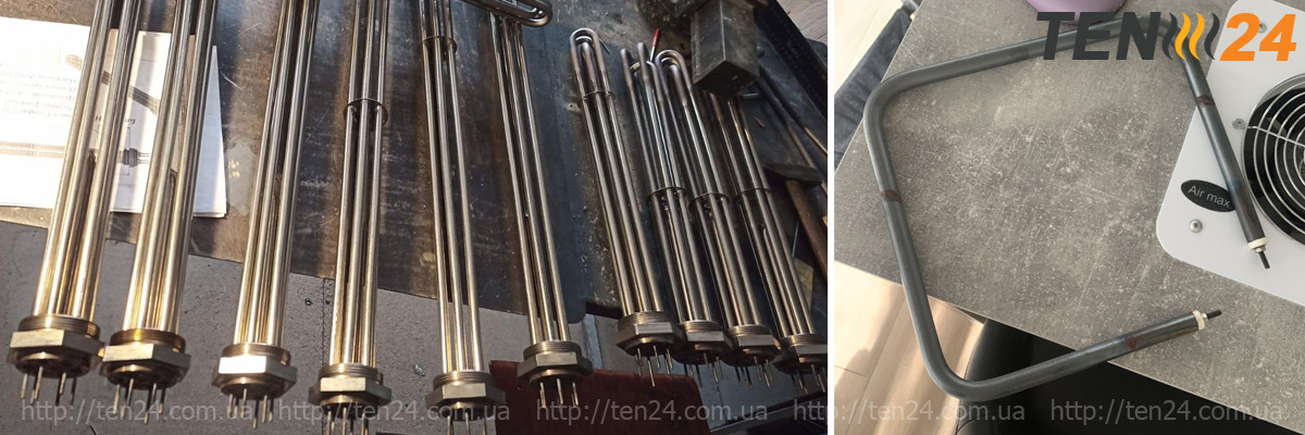 Трубчасті нагрівальні елементи від ТЕН 24