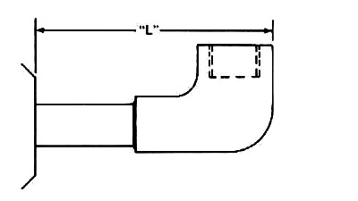 Вариант вывода охлаждающих трубок
