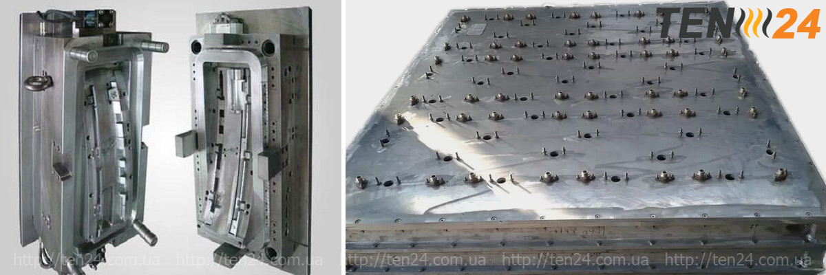 Прес-форми для виробництва полістиролових виробів з високим коефіцієнтом розширення