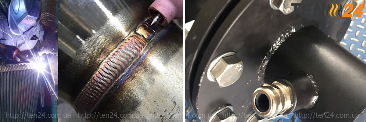 Методи зварювання промислових нагрівачів ТЕН24