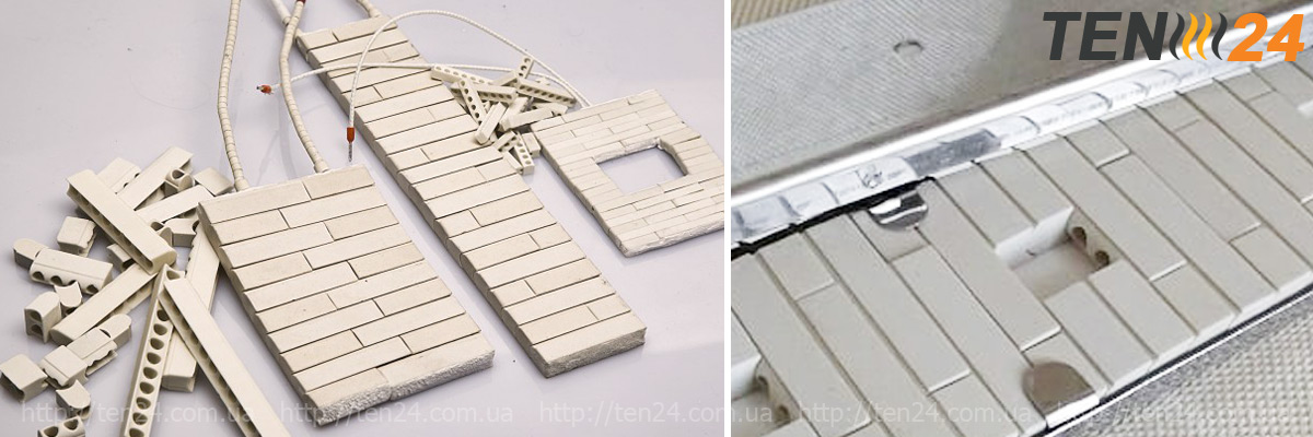 Стрічкові керамічні нагрівачі