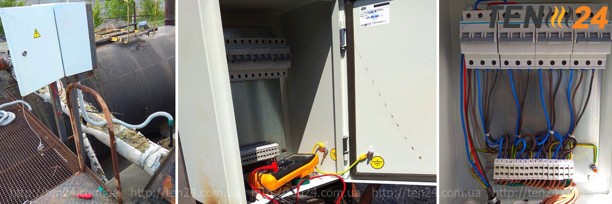 Встановлення погружного нагрівача нафтопродуктів