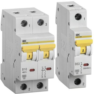 Автоматические выключатели ВА47-60