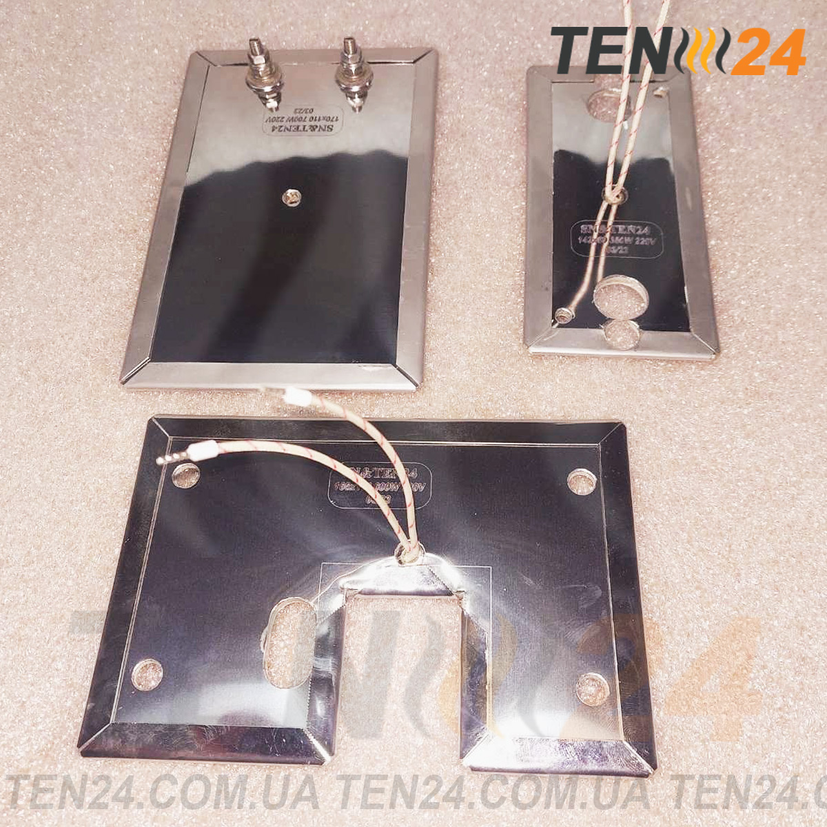 Металевий плоский міканітовий нагрівач фото 28 ТЕН24