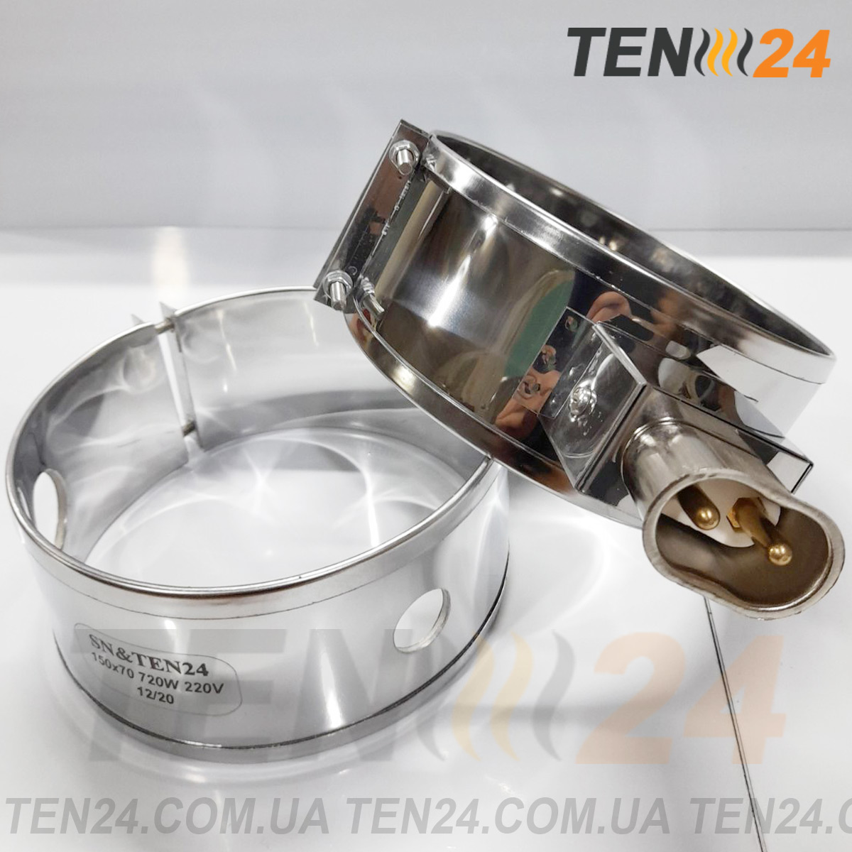 Міканітовий кільцевий нагрівач (хомутовий нагрівальний елемент) фото 26 ТЕН24