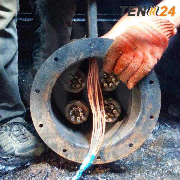 Grzałki zanurzeniowe do produktów naftowych, bitumu, wody foto 12 TEN24