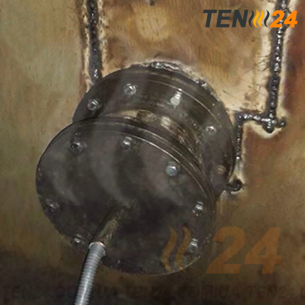 Нагрівач врізний нафтопродуктів встановлений