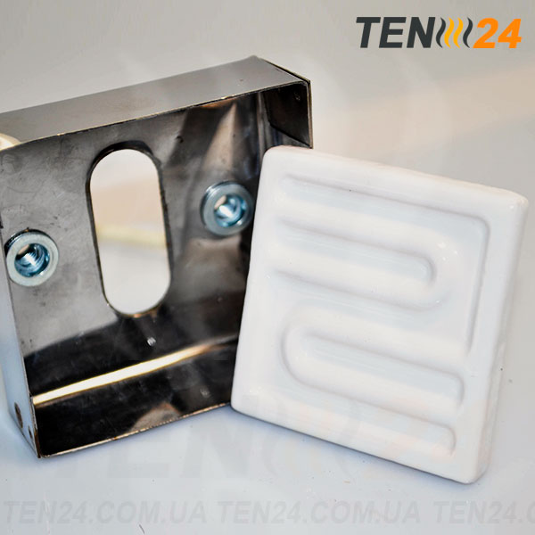 Випромінювач плоский керамічний  60х60 мм з віддзеркалювачем