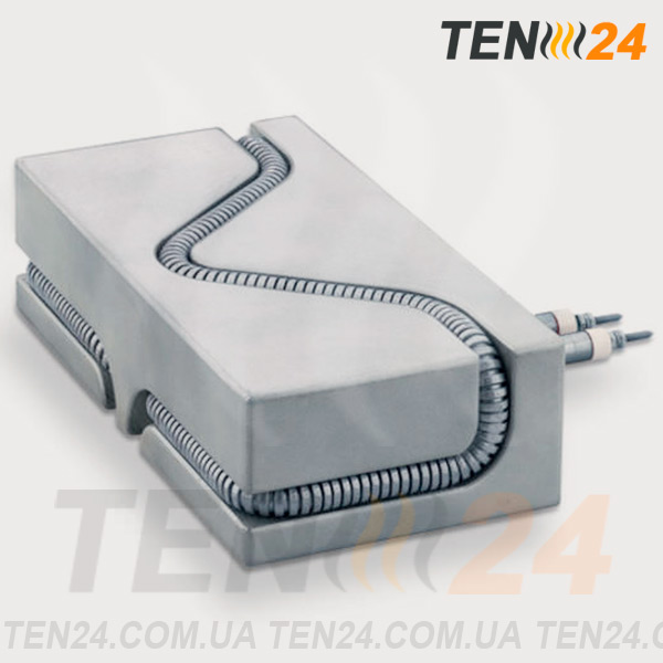 Гибкий ТЭН установленный в пресс форму