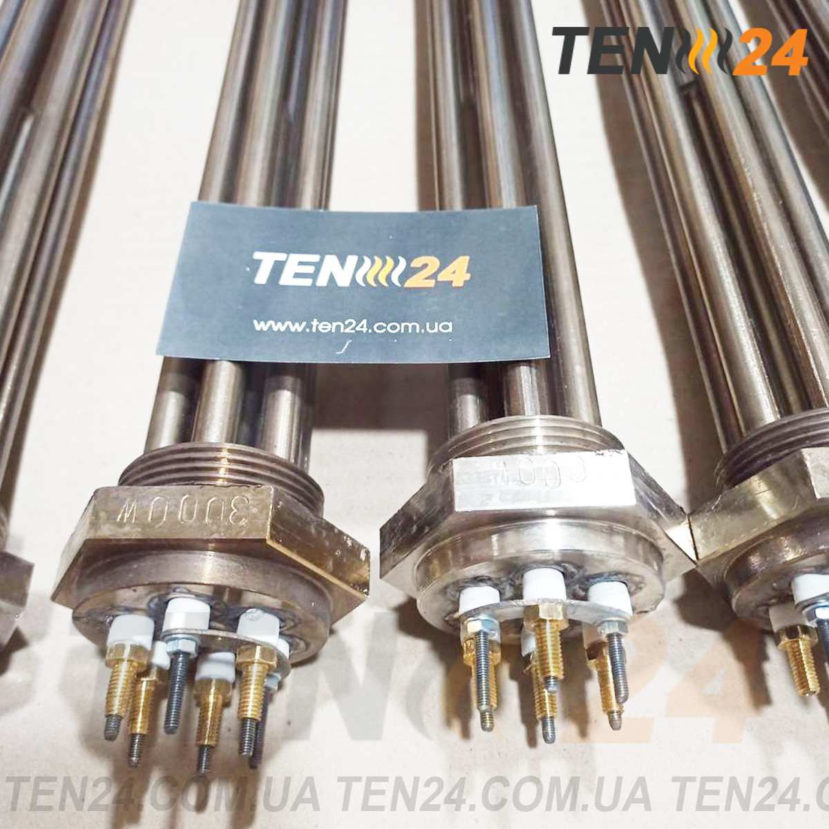 Блок ТЭНы из нержавейки с резьбой 1.5" / 2" стандартные фото 7 ТЭН24