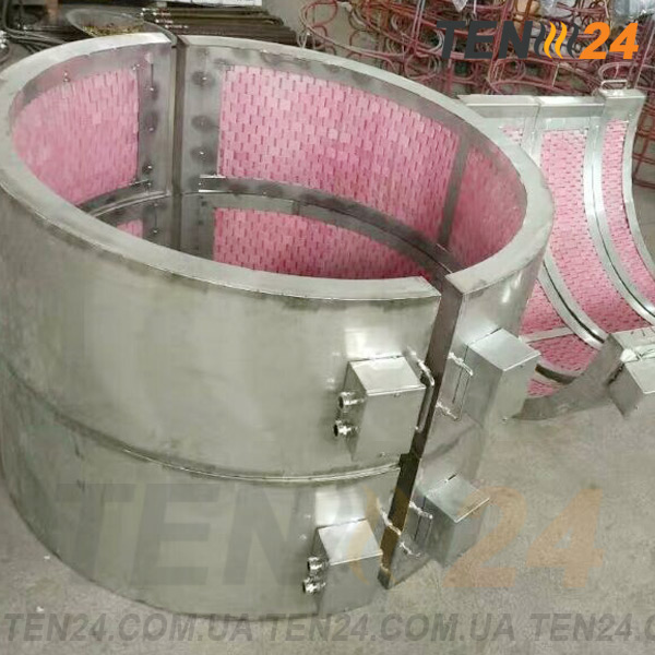 Нагревательные панели FCP в корпусе полухомутовых ТЭНов