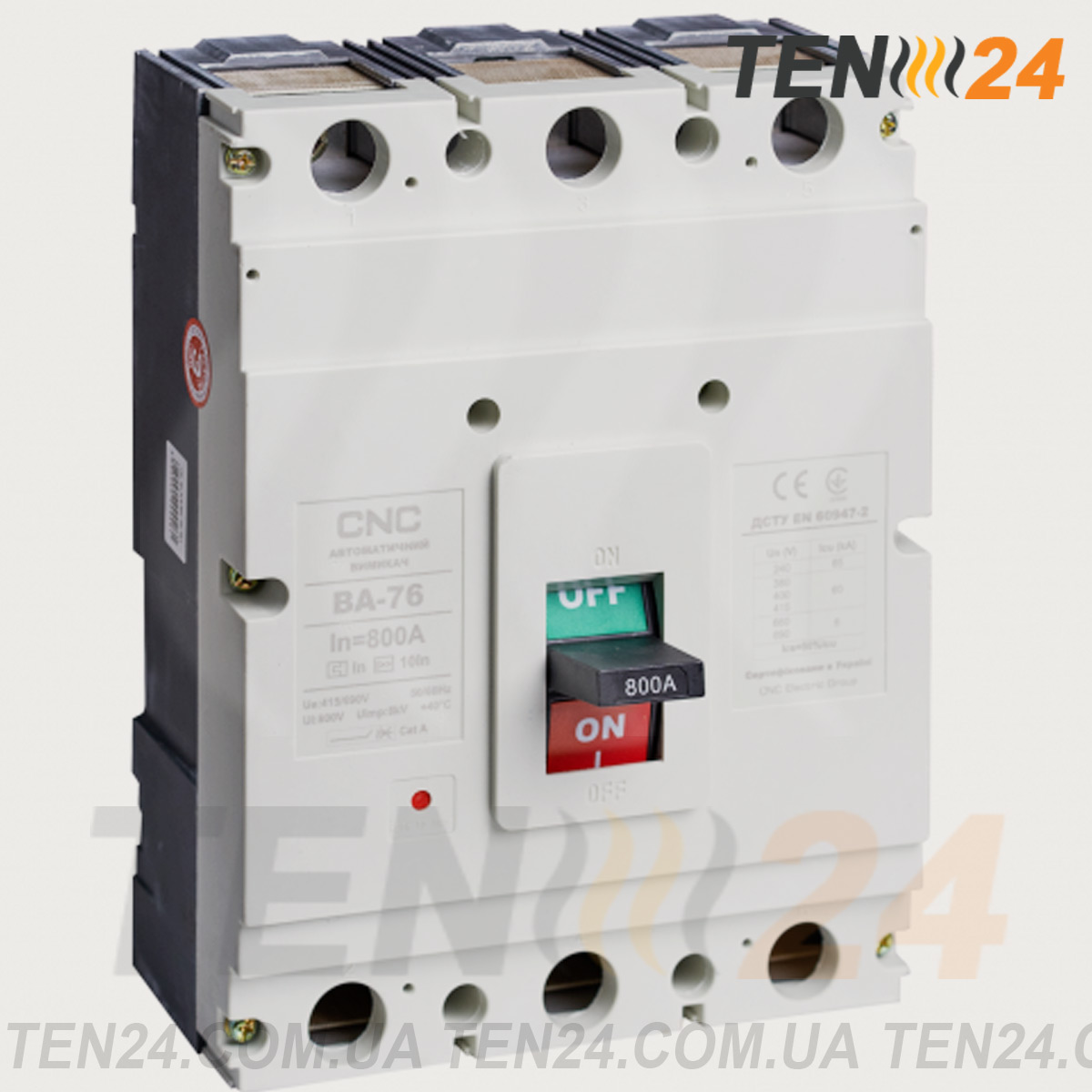 Автоматический выключатель ВА-76 (630А - 800А, 3Р, 415/690В, 60кА - 65кА)