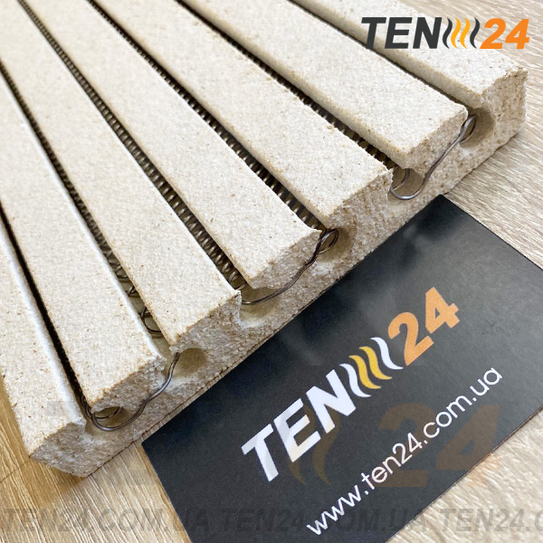 Плоские канальные ТЭНы керамические нагреватели с открытой спиралью фото 6 ТЭН24