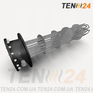 Врізний нагрівач резервуарів фланцевий вибухозахищений для масла, води нафтопродуктів