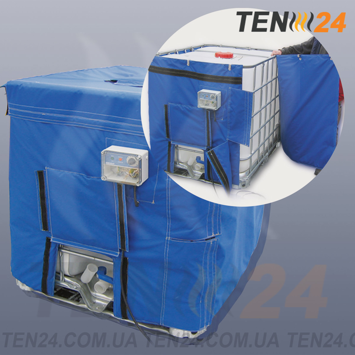 Термочехол нагрівач для бочок і ємностей фото 12 ТЕН24