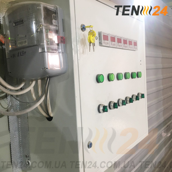 Щит управління для інфрачервоних нагрівачів у печі полімерізації від виробника ТЕН 24