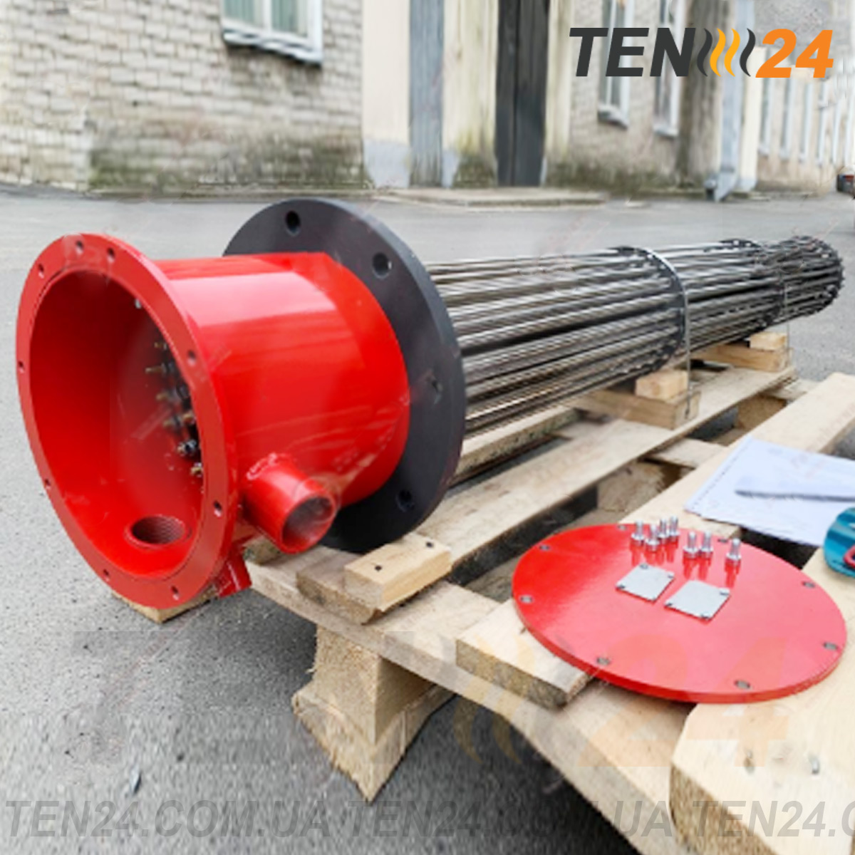 Врізний нагрівач резервуарів фланцевий вибухозахищений для масла, води нафтопродуктів фото 7 ТЕН24