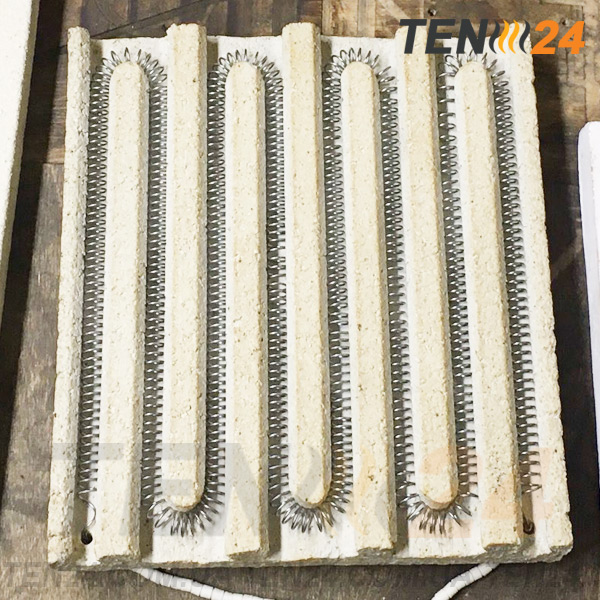 Канальный ТЭН для печей с открытой спиралью 190х170 мм 1,7 кВт ТЭН 24