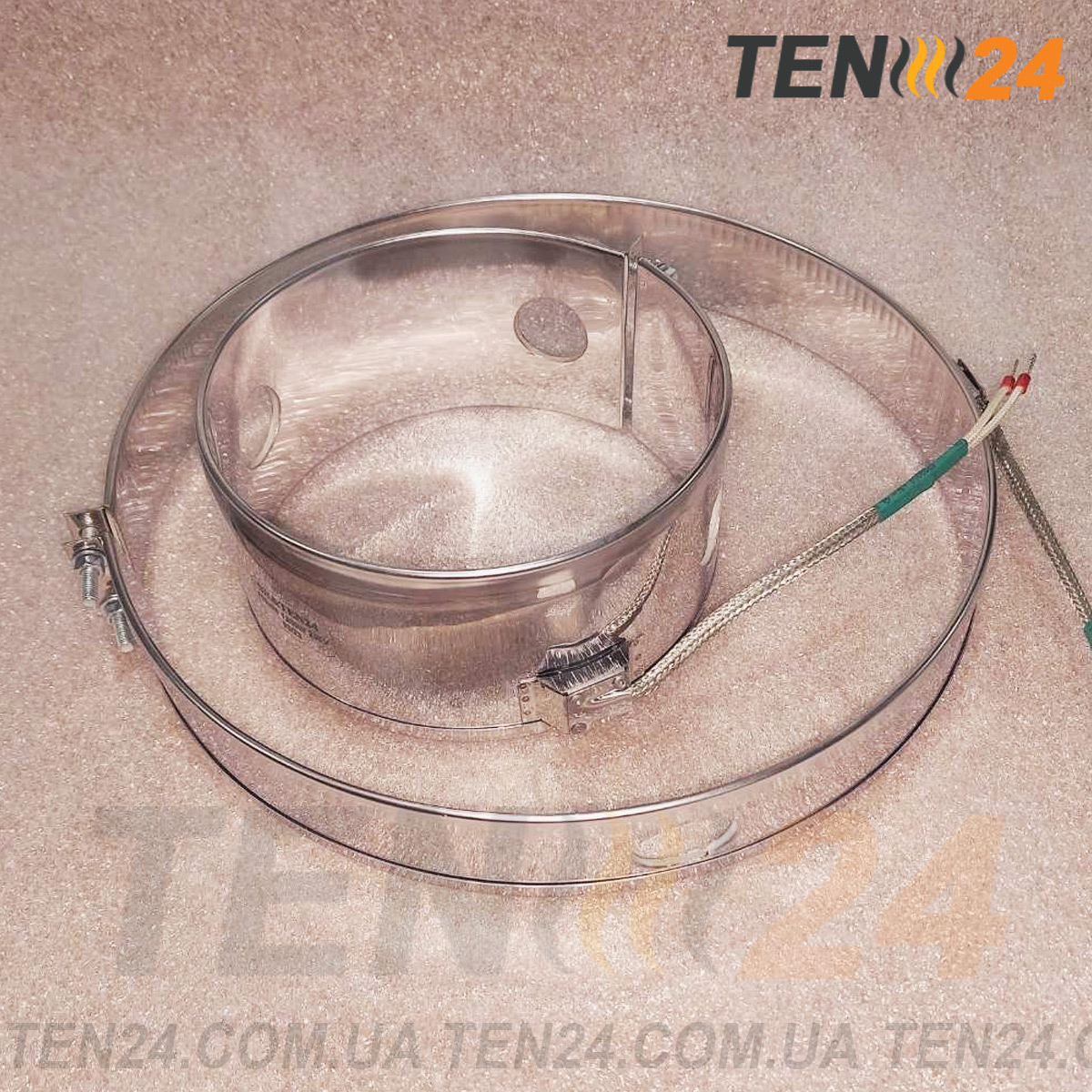 Нагрівальні елементи хомутові міканітові від виробника ТЕН 24 в Україні