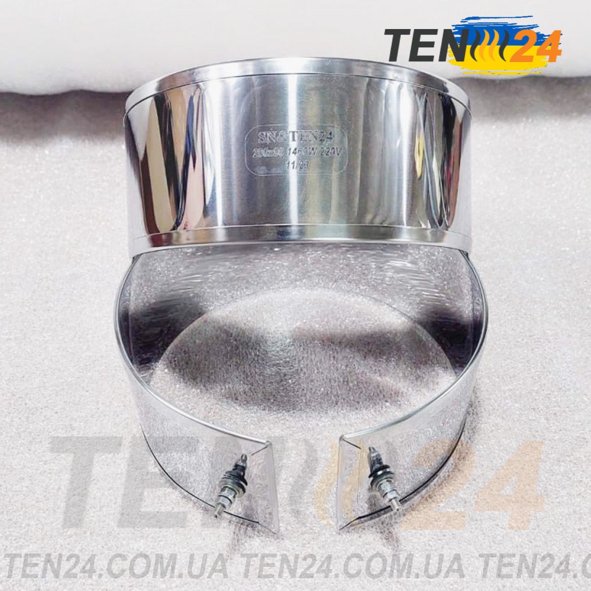 Міканітовий кільцевий нагрівач (хомутовий нагрівальний елемент) фото 54 ТЕН24