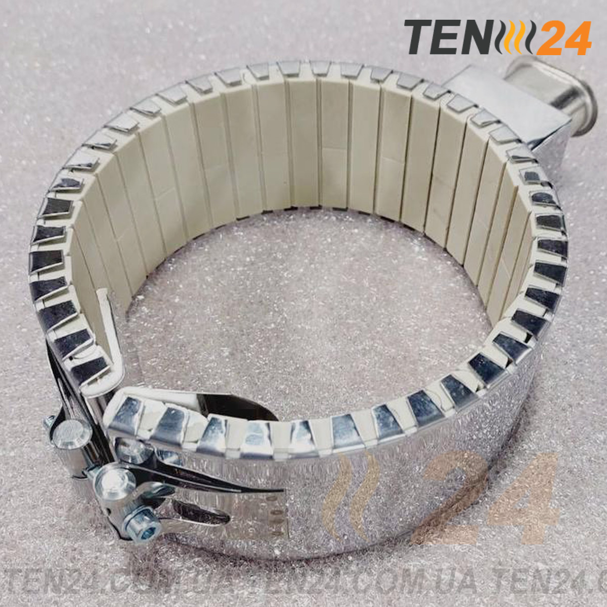 Керамічний кільцевий нагрівач (хомутовий нагрівальний елемент) фото 25 ТЕН24