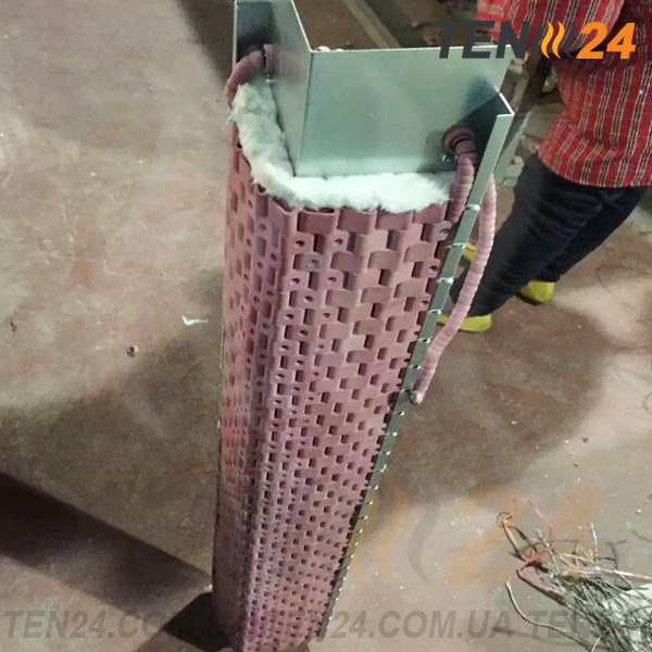 Керамічний нагрівач FCP в кутовому металевому корпусі