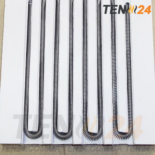 Плоские канальные ТЭНы керамические нагреватели с открытой спиралью фото 20 ТЭН24