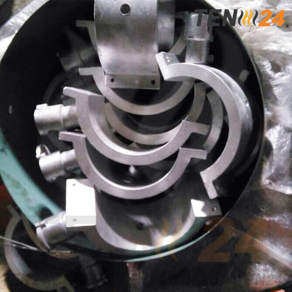 Полухомутовые алюминиевые нагреватели