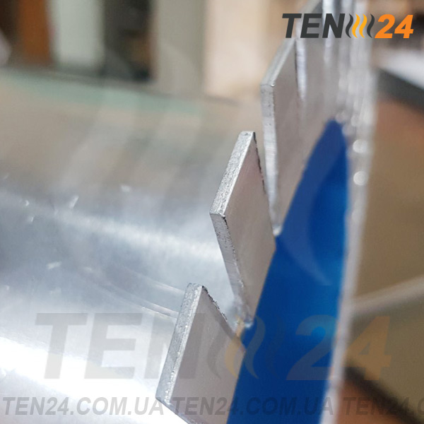 Dodatkowy aluminiowy element przenoszący ciepło do nagrzewnic pierścieniowych chłodzonych powietrzem od TEN 24