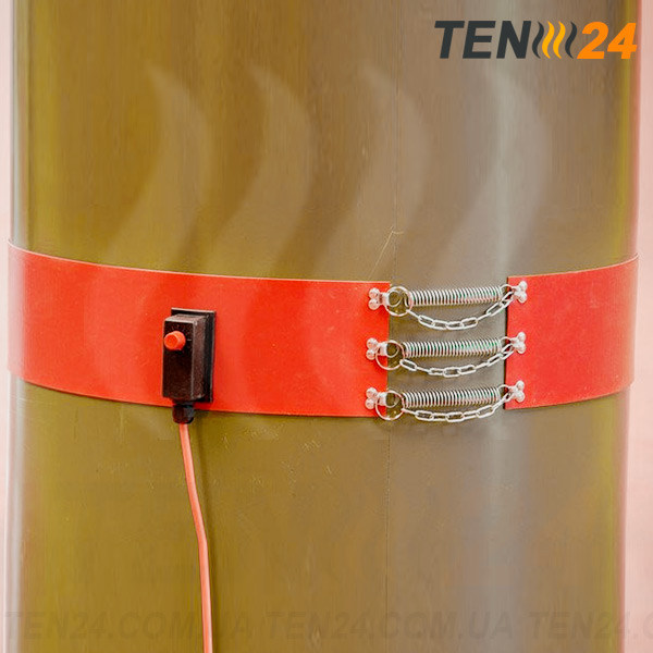 Силиконовый гибкий нагреватель для бочек