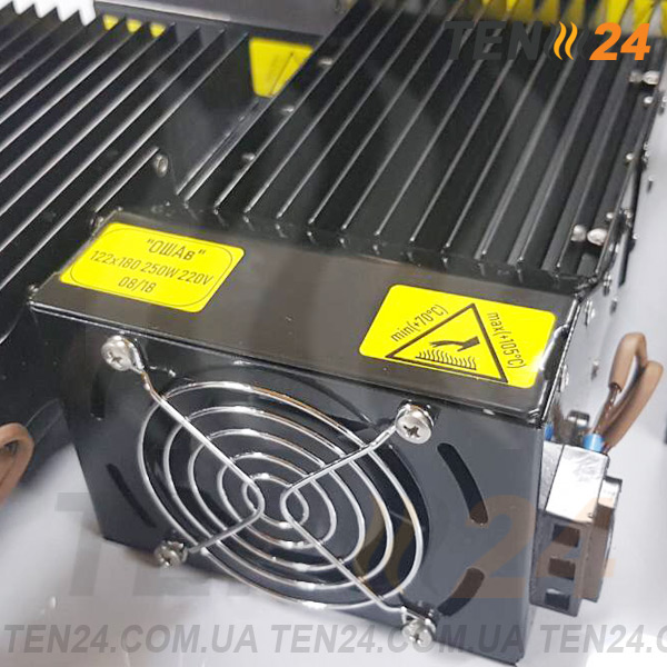 Обігрівач шаф управління з вентилятором фото 2 ТЕН24