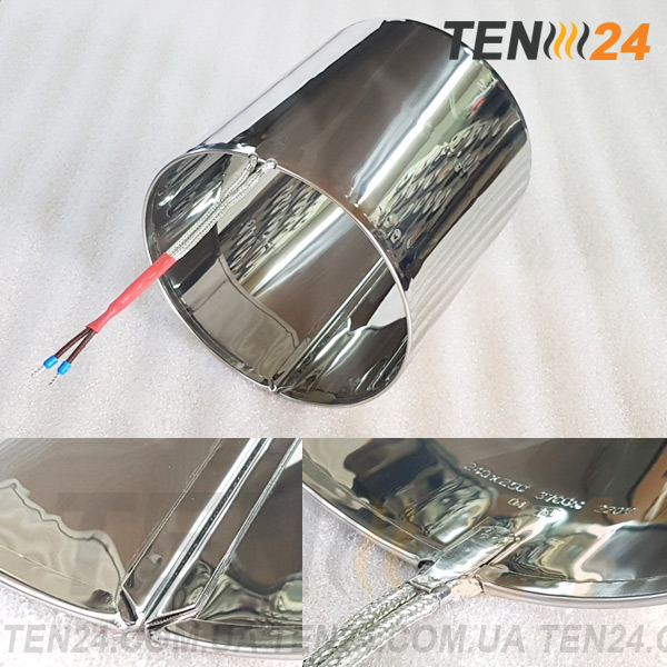 Міканітовий кільцевий нагрівач (хомутовий нагрівальний елемент) фото 24 ТЕН24