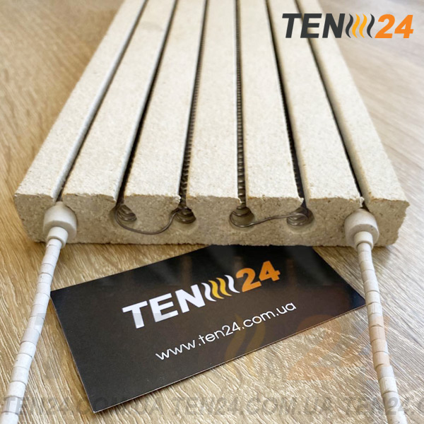 Плоскі канальні керамічні нагрівальні елементи з відкритою спіраллю фото 6 ТЕН24