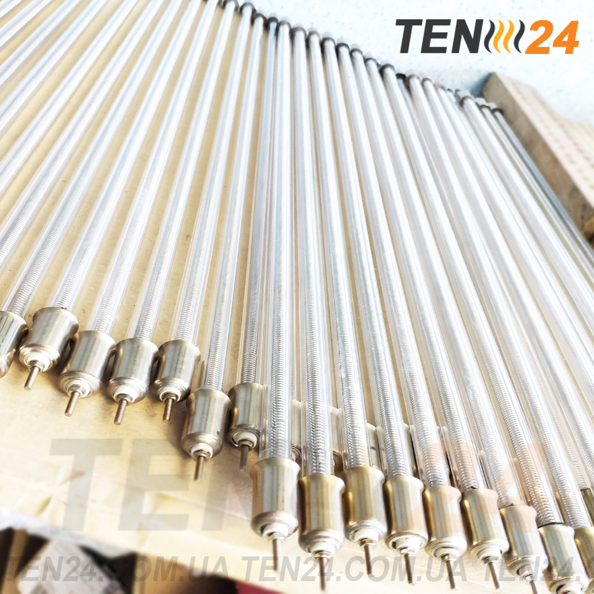 Quartz tubular heaters (quartz heating elements) photo 7 TEN24