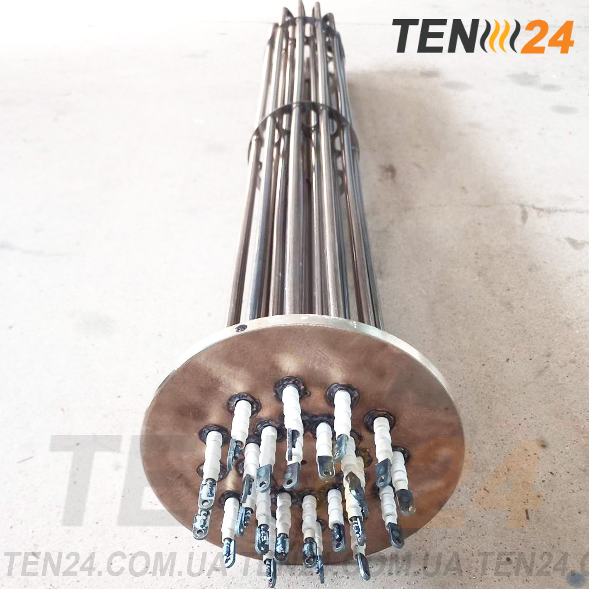 Врізний ТЕН резервуарів фланцевий для масла, води загальнопромисловий фото 2 ТЕН24