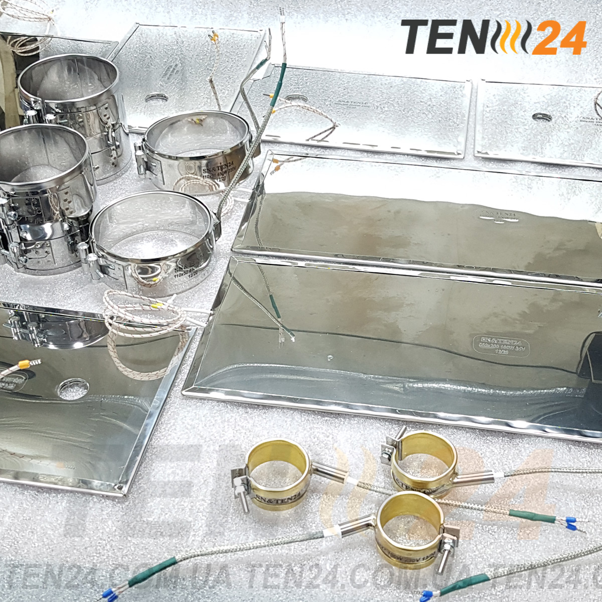 Металлический плоский нагреватель миканитовый фото 28 ТЭН24