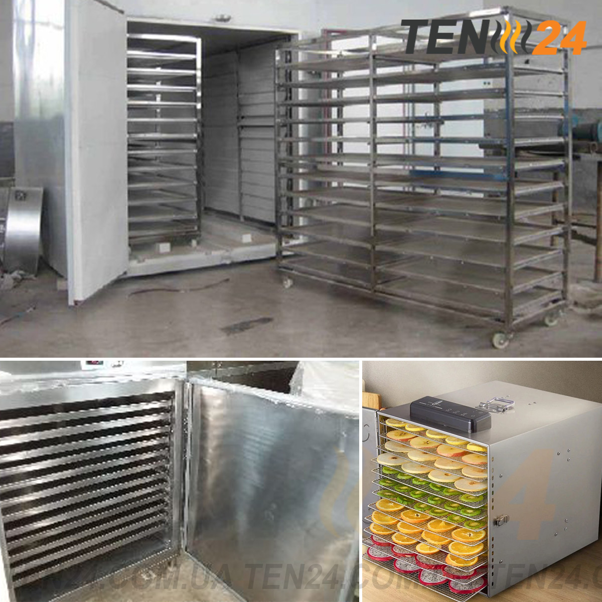 Сушильні шафи для фруктів, ягід, овочів та грибів фото 4 ТЕН24