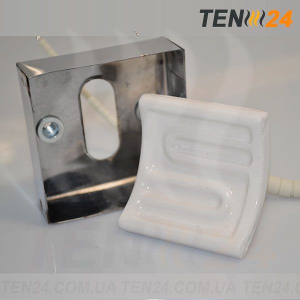 Инфракрасный нагреватель керамический изогнутый 60х60 с отражателем