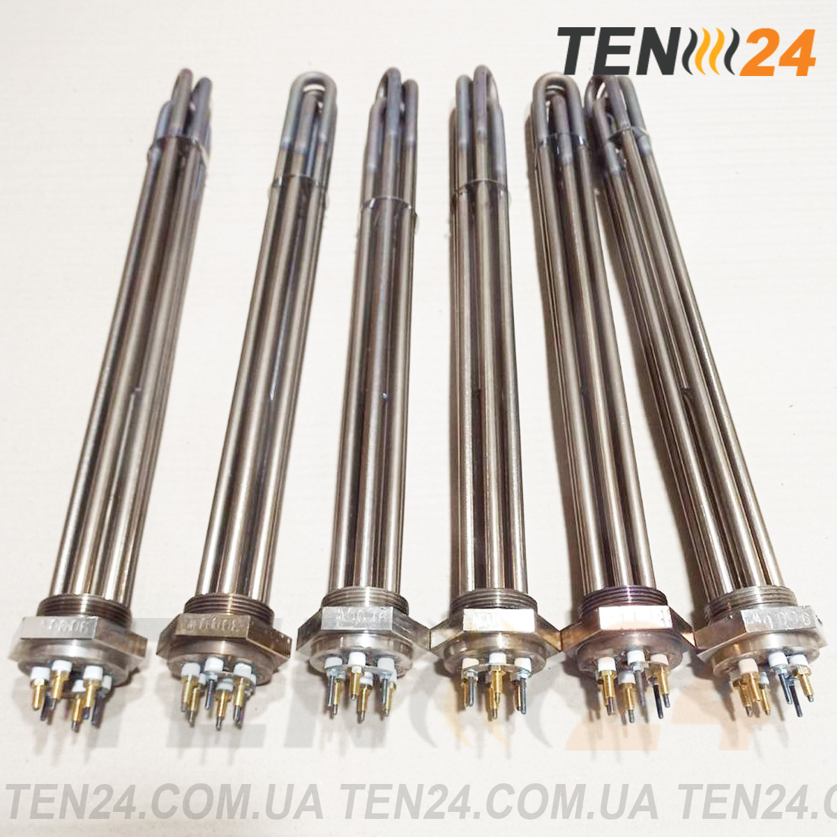 Блок ТЭНы из нержавейки с резьбой 1.5" / 2" стандартные фото 5 ТЭН24