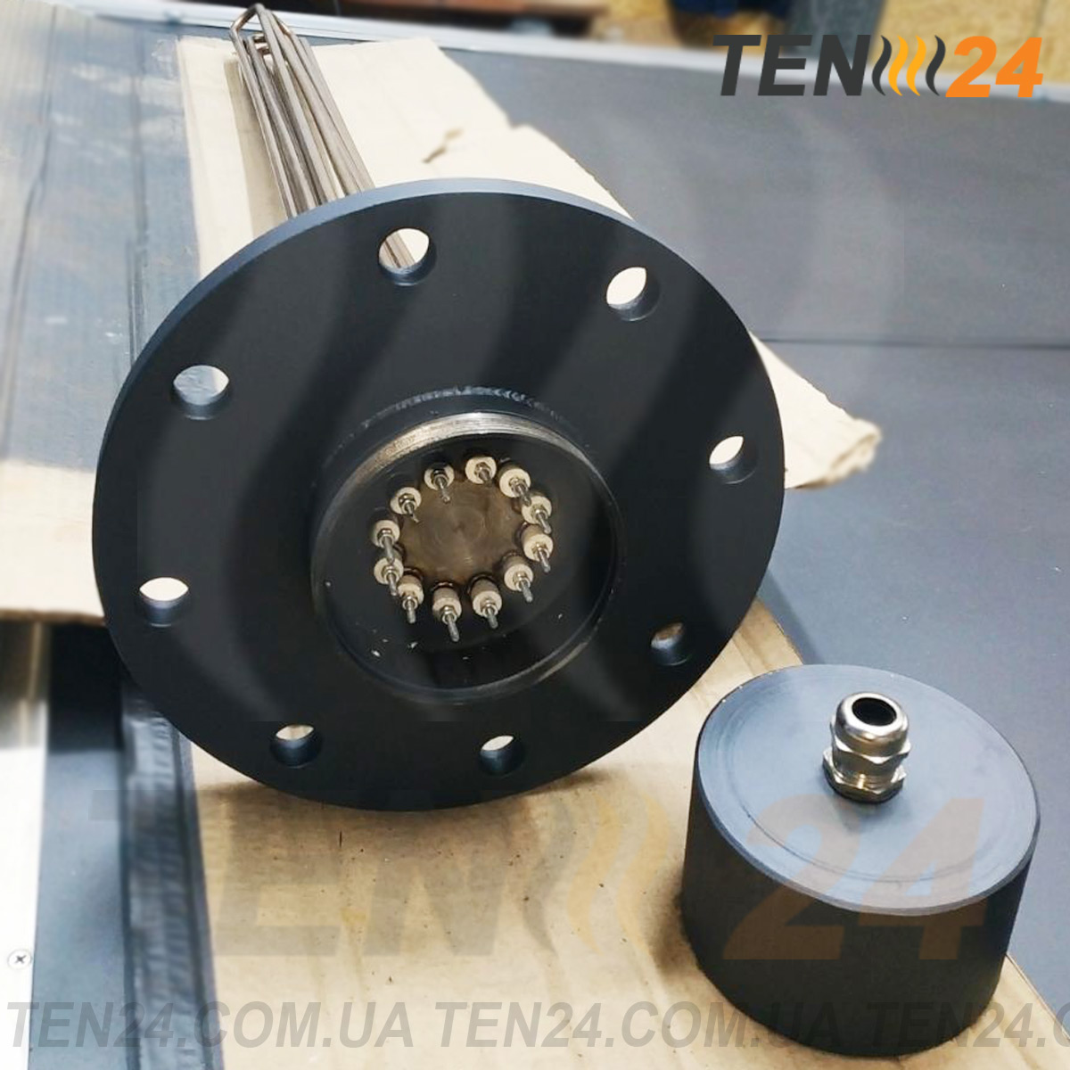 Врізний нагрівач резервуарів фланцевий вибухозахищений для масла, води нафтопродуктів фото 4 ТЕН24