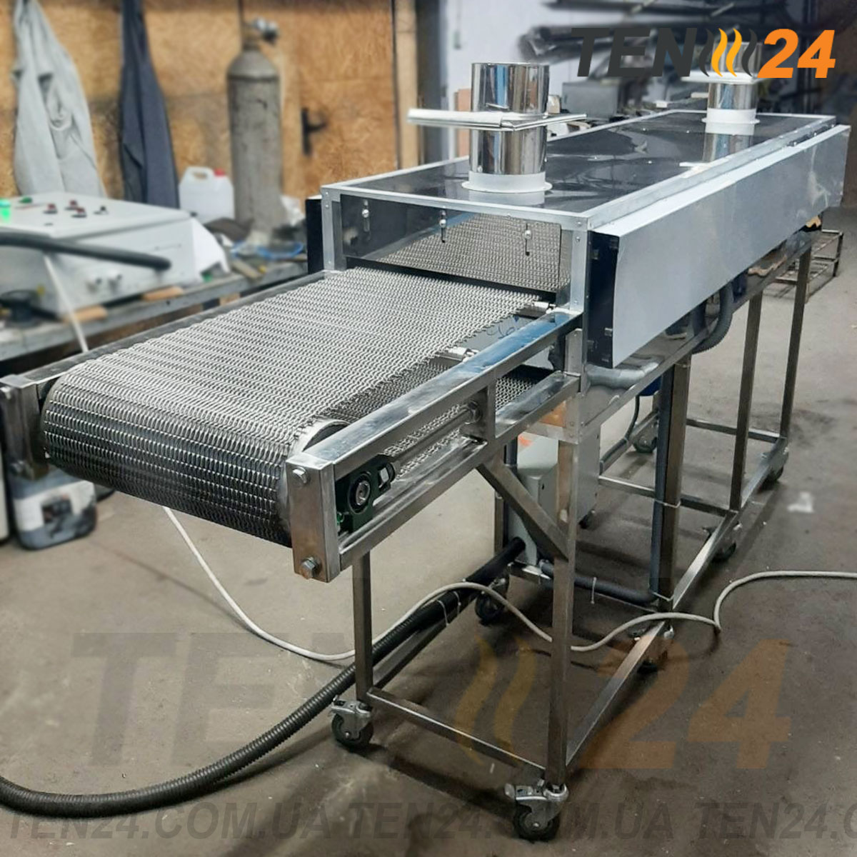 Інфрачервона конвеєрна тунельна піч для запікання та сушіння фото 1 ТЕН24