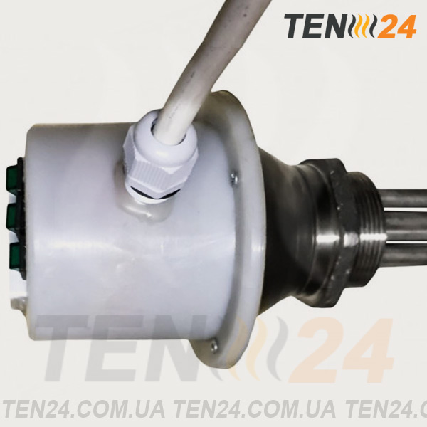 Вывод кабеля питания на колпаке блок ТЭНа