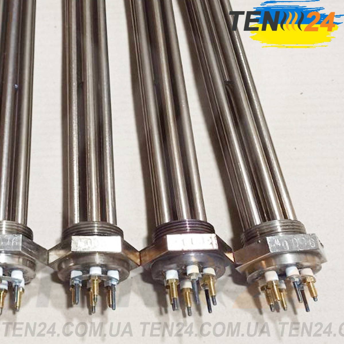 Блок ТЕН 7,5 кВт 220/380 В нержавійка, різьба 1,5" нерж фото ТЕН 24