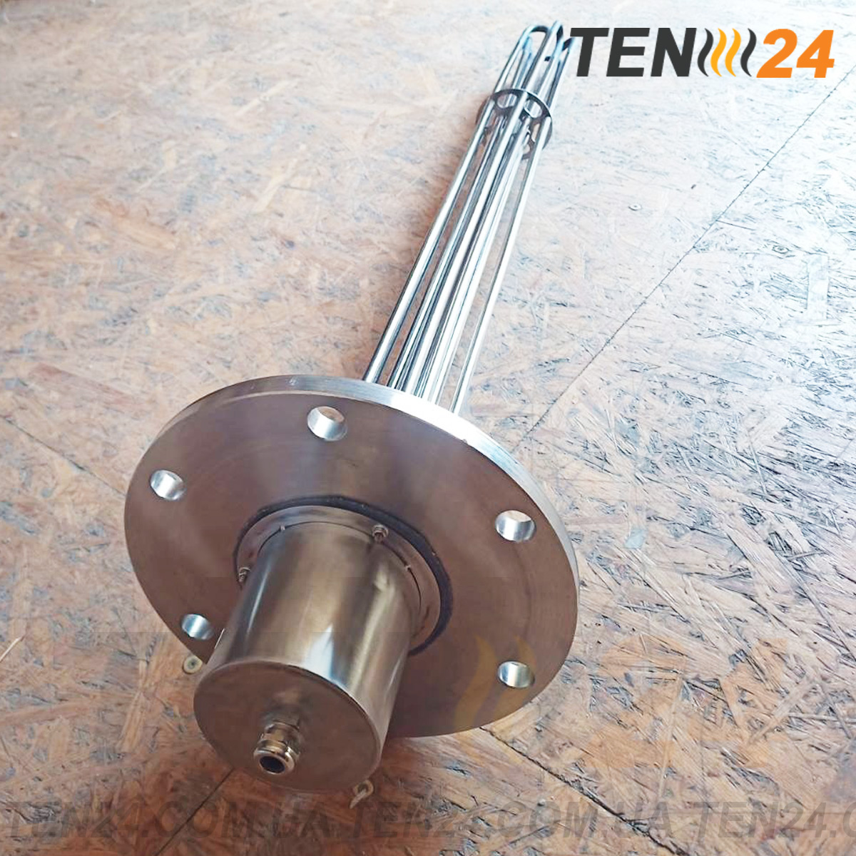 Врізний ТЕН резервуарів фланцевий для масла, води загальнопромисловий фото 6 ТЕН24